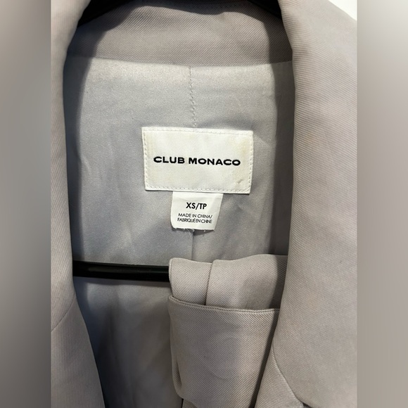 Club Monaco Scalloped Soft Trench - Picture 4 of 5